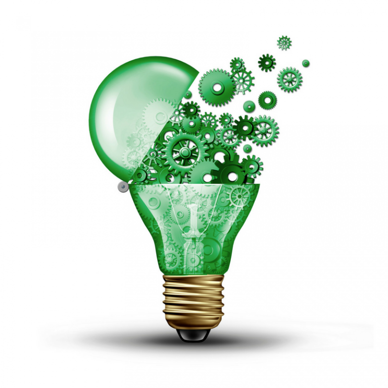 Light bulb representing ideas and inventions